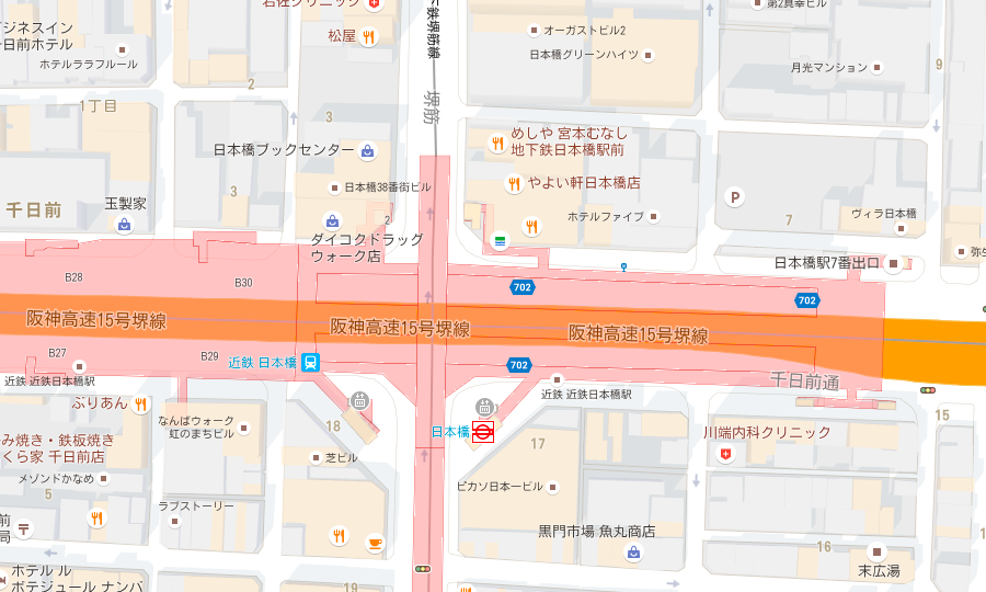 日本橋店地図